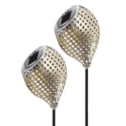 Solar LED Dekostecker 2er Set Metall Kelch Schräg KABELLOS In Silber 14 Solar LED Dekostecker 2er Set Metall Kelch Schräg KABELLOS In Silber -Allgemeiner Haushaltswarenladen amare solar led dekostecker 2er set metall kelch schrag kabellos in silber 3