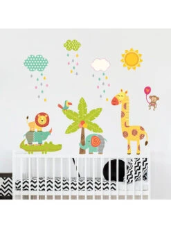 Ambiance Wandtattoo "Tiere In Der Savanne"