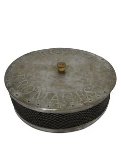 Käsedose In Zink - (H)9 X Ø 31 Cm