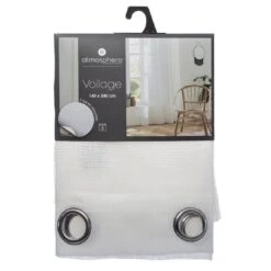 Vorhang In Weiß -Allgemeiner Haushaltswarenladen atmosphera createur dinterieur vorhang in weiss 3