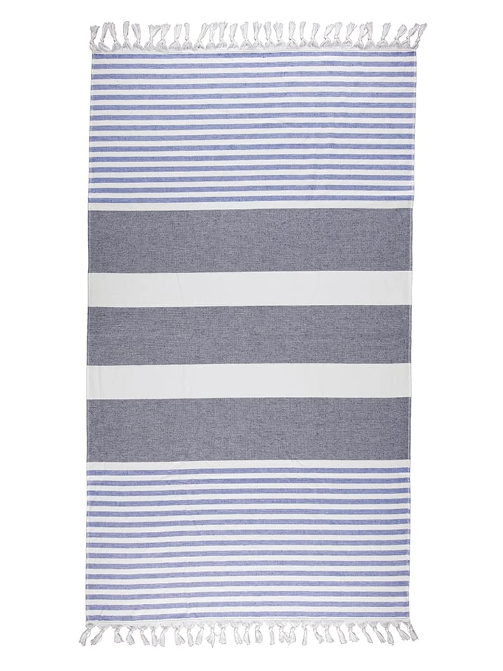 Strandtuch In Blau - (L)180 X (B)100 Cm 4 Strandtuch In Blau - (L)180 X (B)100 Cm – Bild 2