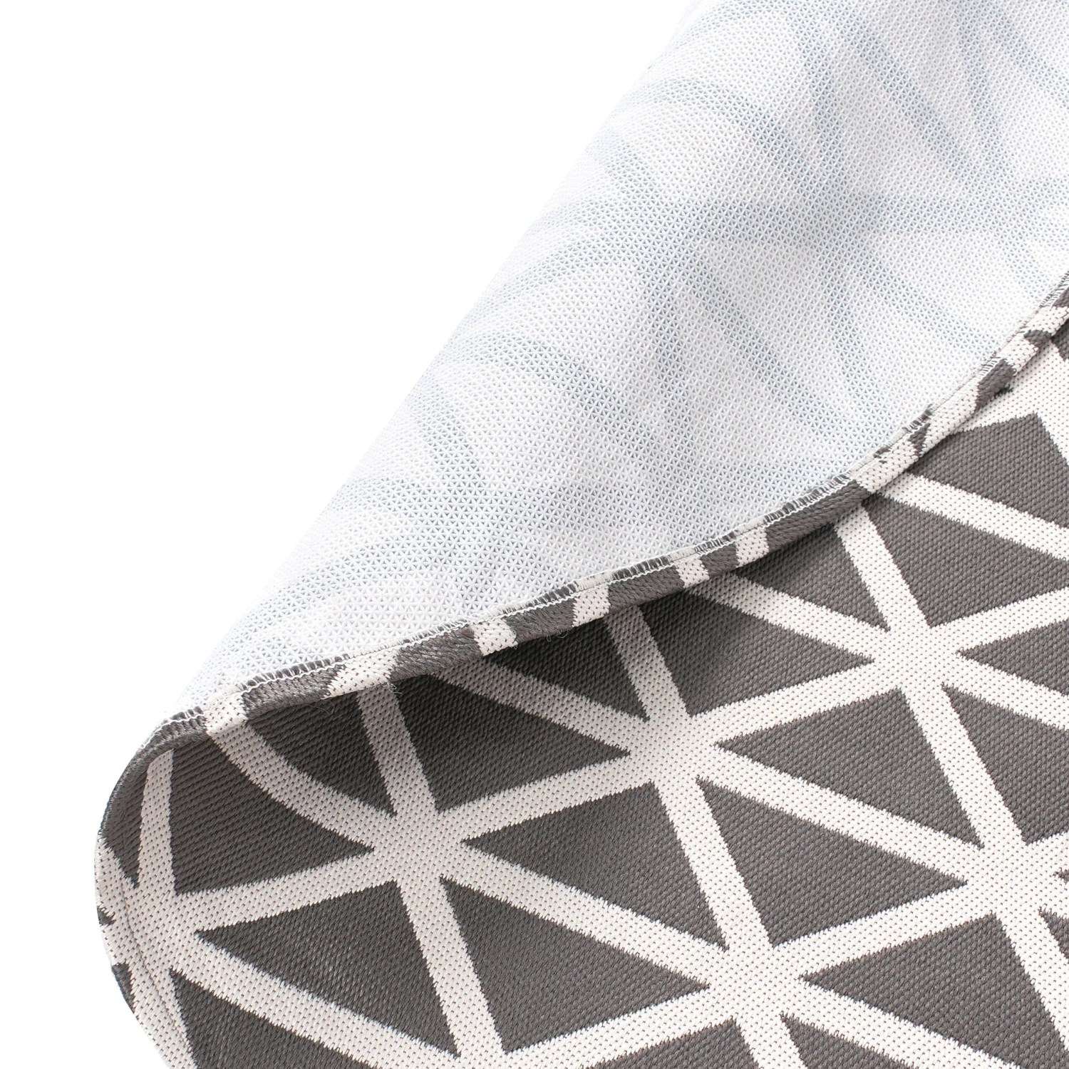 Outdoorteppich PANAJI In Grau/Weiß - (W) 160 X (L) 160 Cm 5 Outdoorteppich PANAJI In Grau/Weiß - (W) 160 X (L) 160 Cm – Bild 4