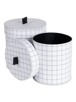 2er-Set: Aufbewahrungsboxen "Leonore" In Weiß -Allgemeiner Haushaltswarenladen bigsobox 2er set aufbewahrungsboxen leonore in weiss 2