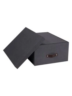 2er-Set: Aufbewahrungsboxen "Ulrika" In Schwarz -Allgemeiner Haushaltswarenladen bigsobox 2er set aufbewahrungsboxen ulrika in schwarz 2