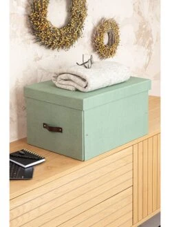 Aufbewahrungsbox "Tora" In Grün - (B)38 X (H)28,5 X (T)50,5 Cm 31 Aufbewahrungsbox "Tora" In Grün - (B)38 X (H)28,5 X (T)50,5 Cm -Allgemeiner Haushaltswarenladen bigsobox aufbewahrungsbox tora in grun b 38 x h 28 5 x t 50 5 cm 11