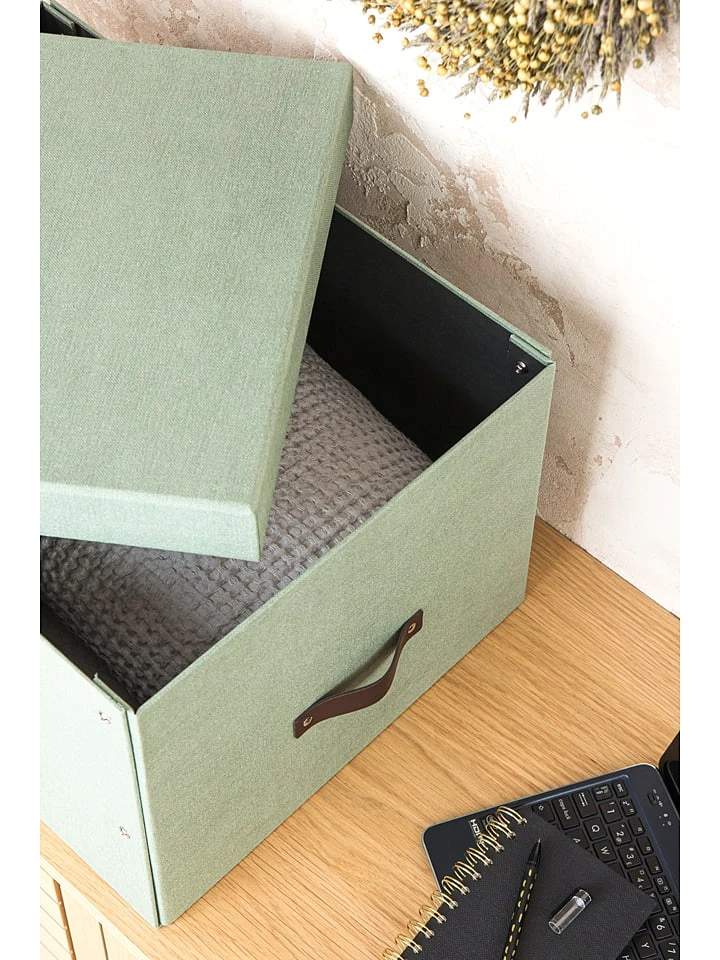 Aufbewahrungsbox "Tora" In Grün - (B)38 X (H)28,5 X (T)50,5 Cm 16 Aufbewahrungsbox "Tora" In Grün - (B)38 X (H)28,5 X (T)50,5 Cm – Bild 14