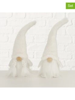 2er-Set: Dekofiguren "Tanyo" In Weiß - (H)25 Cm