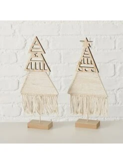 2er-Set: Dekoobjekte "Oletta" In Hellbraun - (B)14 X (H)30 Cm -Allgemeiner Haushaltswarenladen boltze 2er set dekoobjekte oletta in hellbraun b 14 x h 30 cm 2