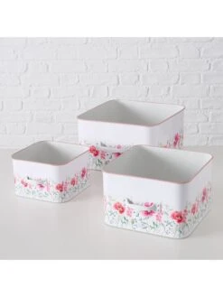 3er-Set: Aufbewahrungskisten "Melina" In Weiß -Allgemeiner Haushaltswarenladen boltze 3er set aufbewahrungskisten melina in weiss 4