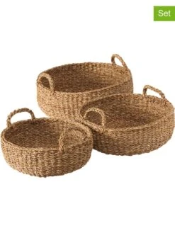 3er-Set: Aufbewahrungskörbe "Sophy" In Hellbraun