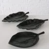 3er-Set: Dekoschalen "Blatt" In Schwarz - (L)27 X (B)20 Cm -Allgemeiner Haushaltswarenladen boltze 3er set dekoschalen blatt in schwarz l 27 x b 20 cm