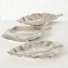 3er-Set: Dekoschalen "Blatt" In Silber - (L)26 X (B)14 Cm 1 3er-Set: Dekoschalen "Blatt" In Silber - (L)26 X (B)14 Cm -Allgemeiner Haushaltswarenladen boltze 3er set dekoschalen blatt in silber l 26 x b 14 cm