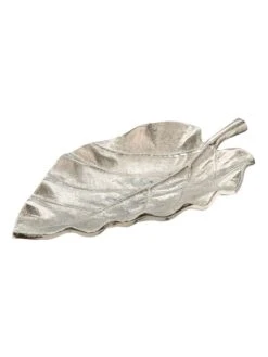 3er-Set: Dekoschalen "Blatt" In Silber - (L)26 X (B)14 Cm -Allgemeiner Haushaltswarenladen boltze 3er set dekoschalen blatt in silber l 26 x b 14 cm 3