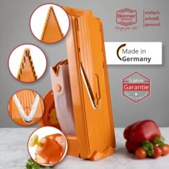 Gemüsehobel V3 TrendLine Profi Set In Orange 14 Gemüsehobel V3 TrendLine Profi Set In Orange -Allgemeiner Haushaltswarenladen borner gemusehobel v3 trendline profi set in orange 2
