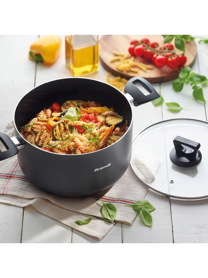 Brandt 9tlg. Kochgeschirr-Set In Schwarz 5 Brandt 9tlg. Kochgeschirr-Set In Schwarz – Bild 3