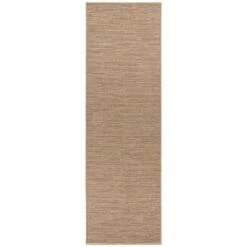 Flachgewebe Läufer Nature 400 Grau Gold