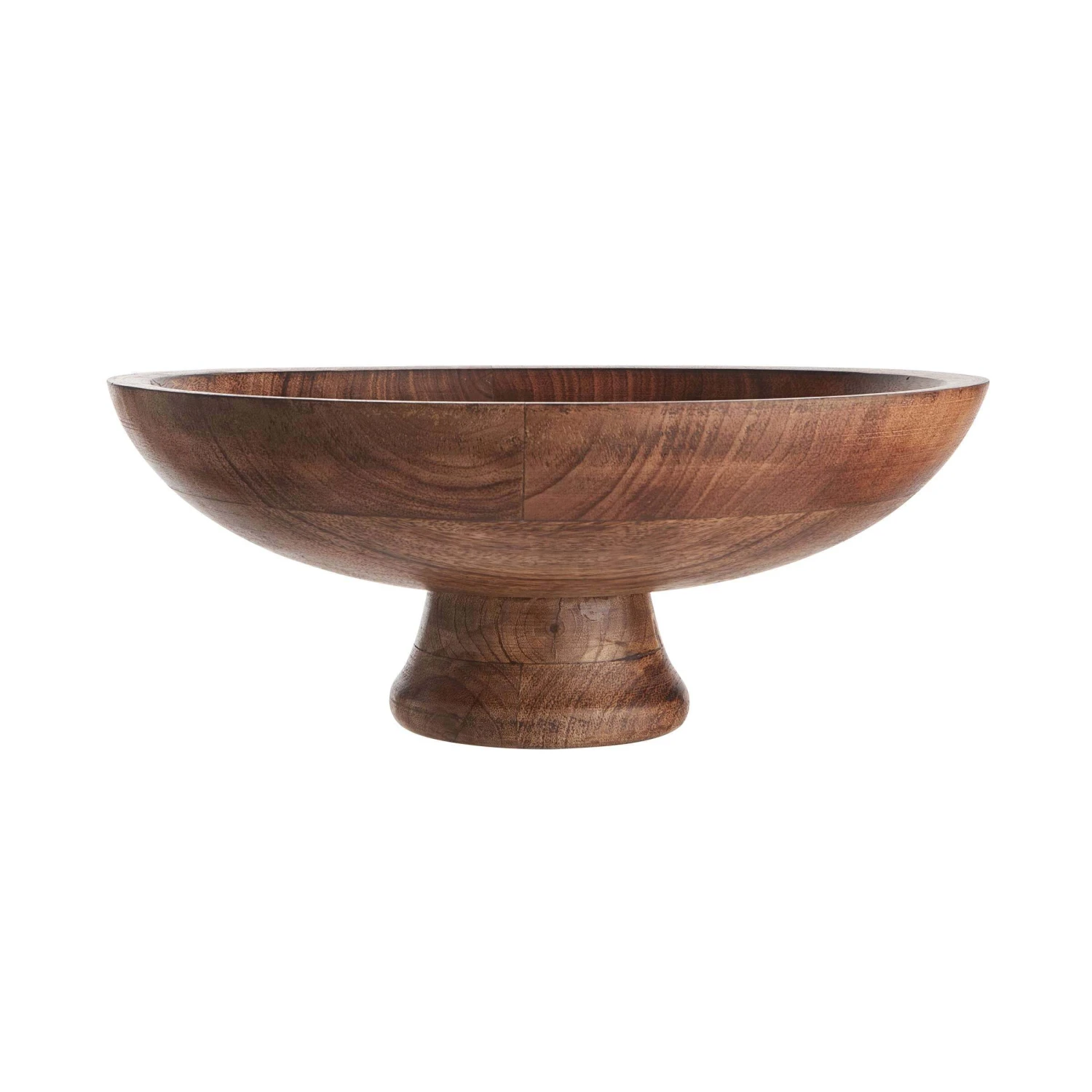 Deko-Schale Mit Fuß Ø30cm MANGO DAYS In Braun 4 Deko-Schale Mit Fuß Ø30cm MANGO DAYS In Braun – Bild 2
