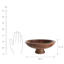 Deko-Schale Mit Fuß Ø30cm MANGO DAYS In Braun 8 Deko-Schale Mit Fuß Ø30cm MANGO DAYS In Braun -Allgemeiner Haushaltswarenladen butlers deko schale mit fuss o30cm mango days in braun 2