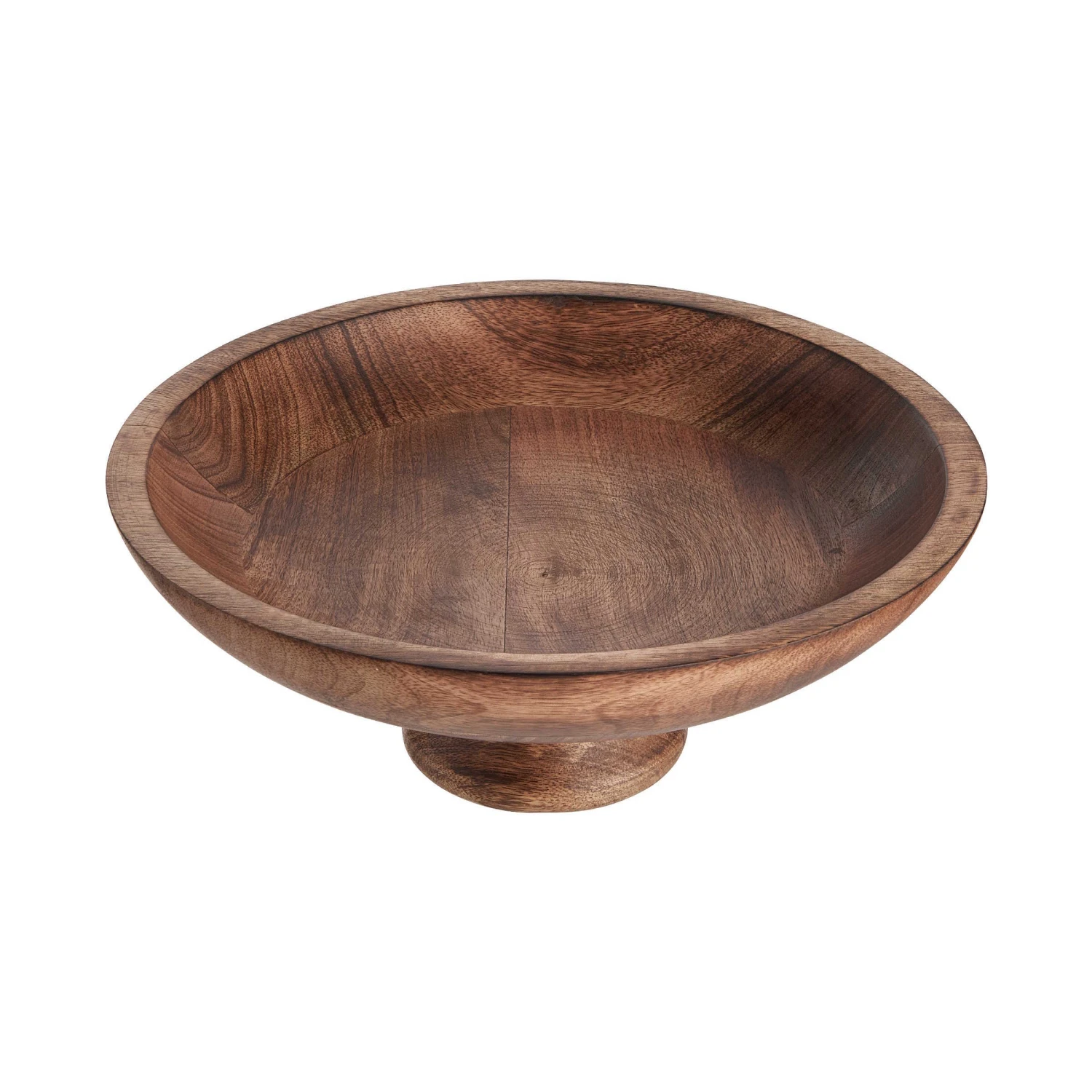 Deko-Schale Mit Fuß Ø30cm MANGO DAYS In Braun 6 Deko-Schale Mit Fuß Ø30cm MANGO DAYS In Braun – Bild 4