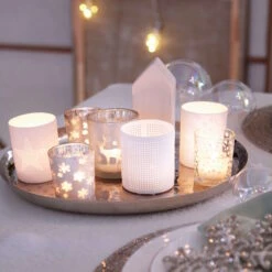 Deko-Teller Gehämmert Ø34cm ORIENTAL LOUNGE In Silber -Allgemeiner Haushaltswarenladen butlers deko teller gehammert o34cm oriental lounge in silber 1