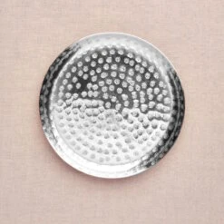 Deko-Teller Gehämmert Ø34cm ORIENTAL LOUNGE In Silber -Allgemeiner Haushaltswarenladen butlers deko teller gehammert o34cm oriental lounge in silber 4