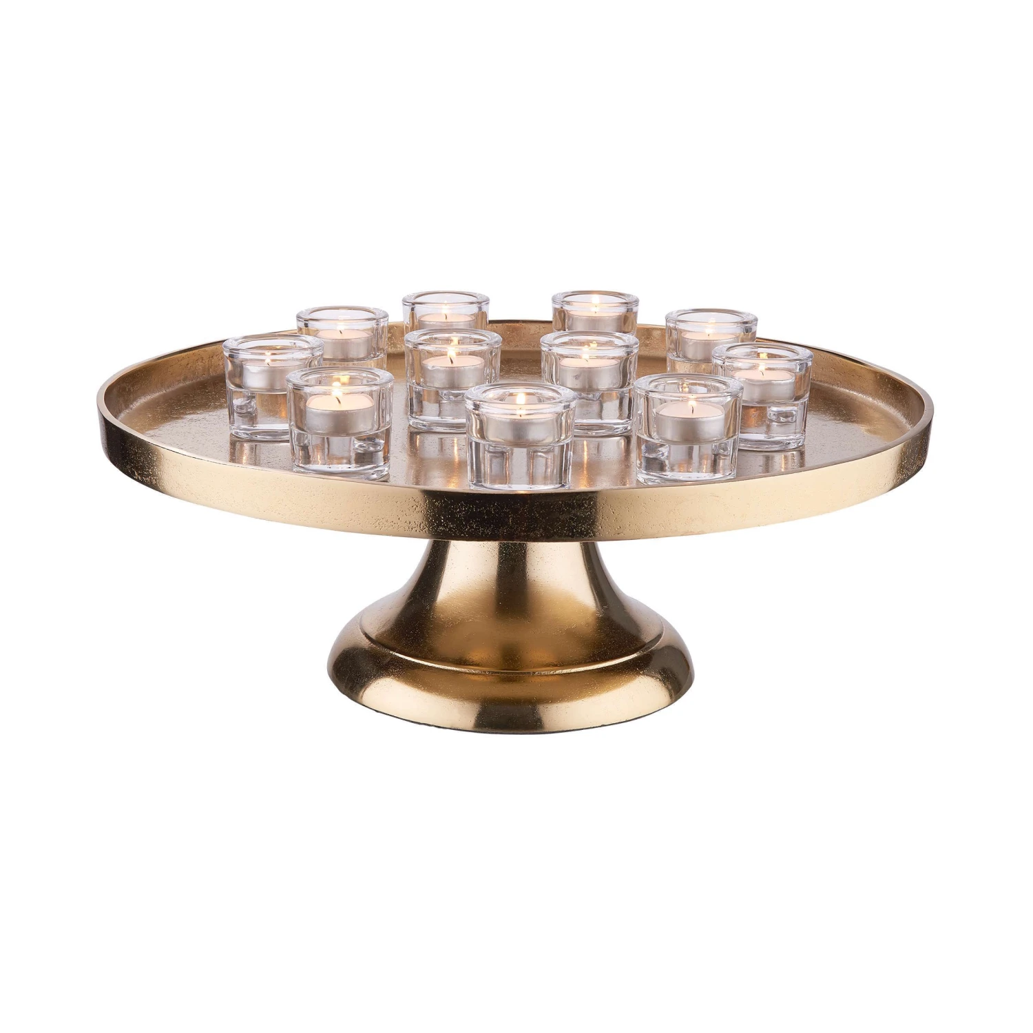 Deko-Teller Mit Fuß Ø50cm BANQUET In Gold 7 Deko-Teller Mit Fuß Ø50cm BANQUET In Gold – Bild 5