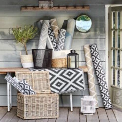 In- & Outdoor-Teppich Mosaik L 200 X B 150cm COLOUR CLASH In Taupe 18 In- & Outdoor-Teppich Mosaik L 200 X B 150cm COLOUR CLASH In Taupe -Allgemeiner Haushaltswarenladen butlers in and outdoor teppich mosaik l 200 x b 150cm colour clash in taupe 7