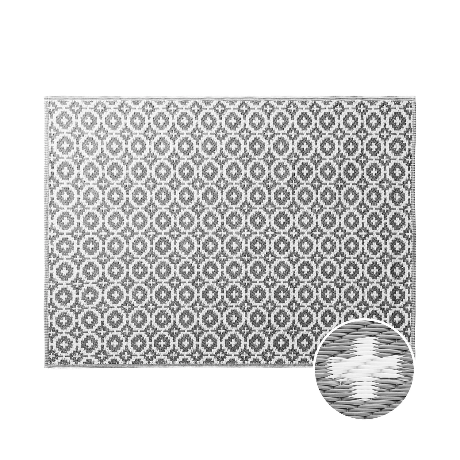 In- & Outdoor-Teppich Mosaik L 200 X B 150cm COLOUR CLASH In Taupe 3 In- & Outdoor-Teppich Mosaik L 200 X B 150cm COLOUR CLASH In Taupe