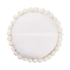 Kissen Ø45cm DAISY In Weiß 10 Kissen Ø45cm DAISY In Weiß -Allgemeiner Haushaltswarenladen butlers kissen o45cm daisy in weiss 2