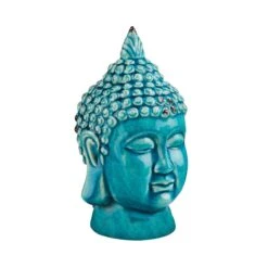 Kopf Höhe 23cm BUDDHA In Türkis -Allgemeiner Haushaltswarenladen butlers kopf hohe 23cm buddha in turkis 3