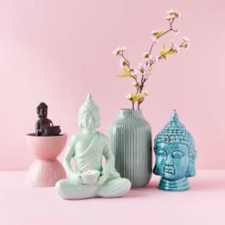 Kopf Höhe 23cm BUDDHA In Türkis -Allgemeiner Haushaltswarenladen butlers kopf hohe 23cm buddha in turkis 5