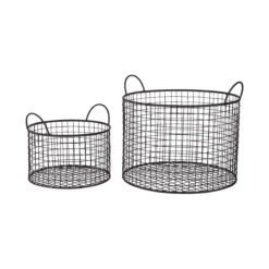 Korb Rund Ø30cm HOOP In Schwarz 9 Korb Rund Ø30cm HOOP In Schwarz -Allgemeiner Haushaltswarenladen butlers korb rund o30cm hoop in schwarz 3