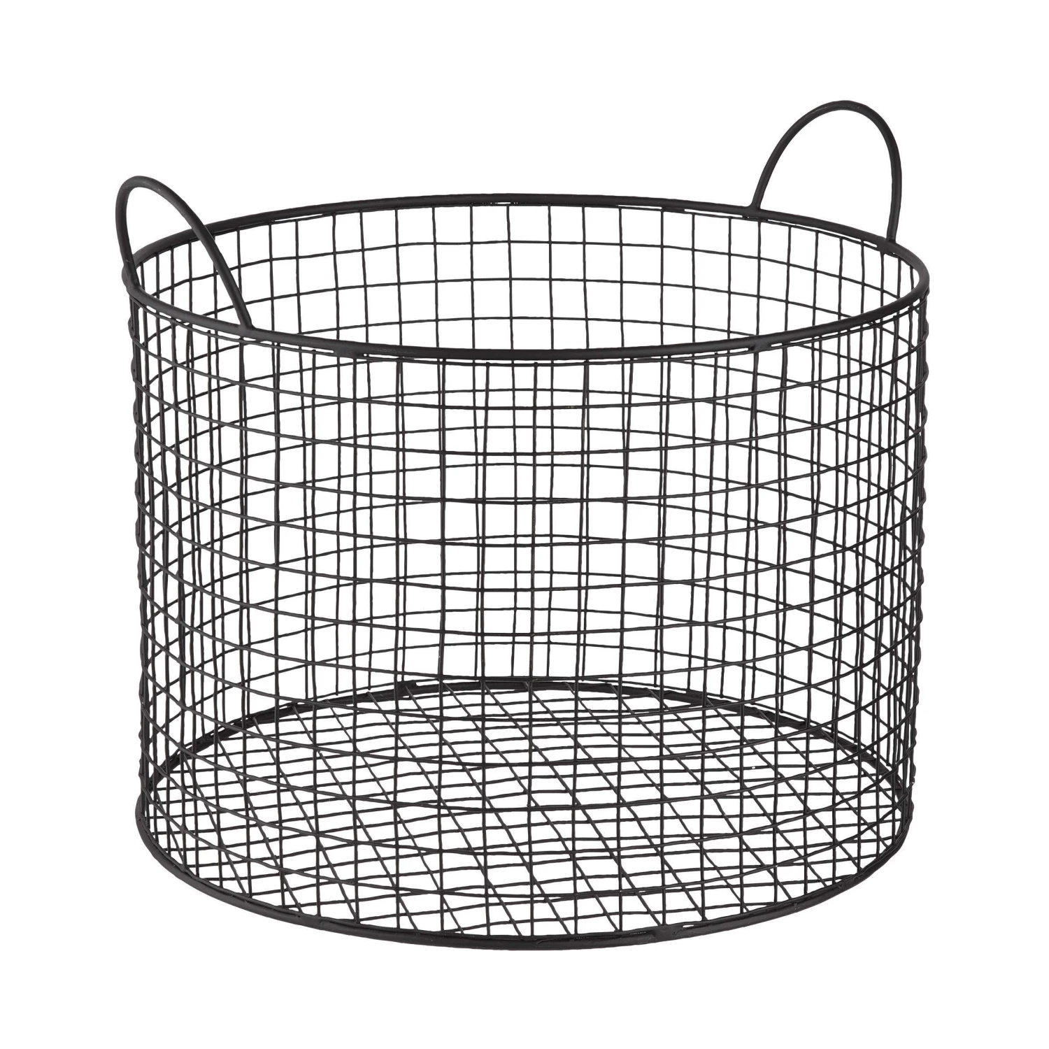 Korb Rund Ø30cm HOOP In Schwarz 3 Korb Rund Ø30cm HOOP In Schwarz
