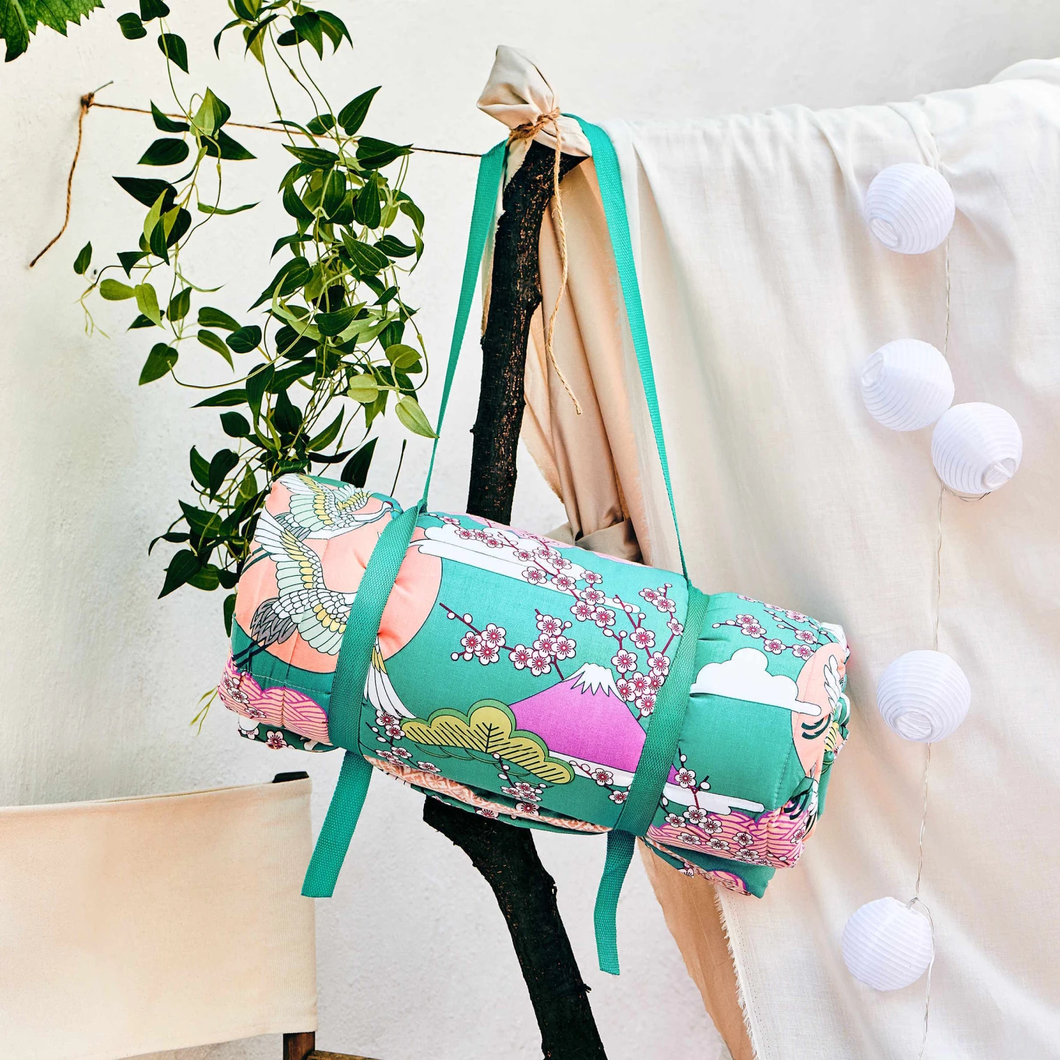 Picknickdecke Japan B 140 X T 180cm PICNIC DELUXE In Bunt 8 Picknickdecke Japan B 140 X T 180cm PICNIC DELUXE In Bunt – Bild 6