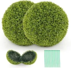 2er Buchsbaumkugel 50 Cm In Grün