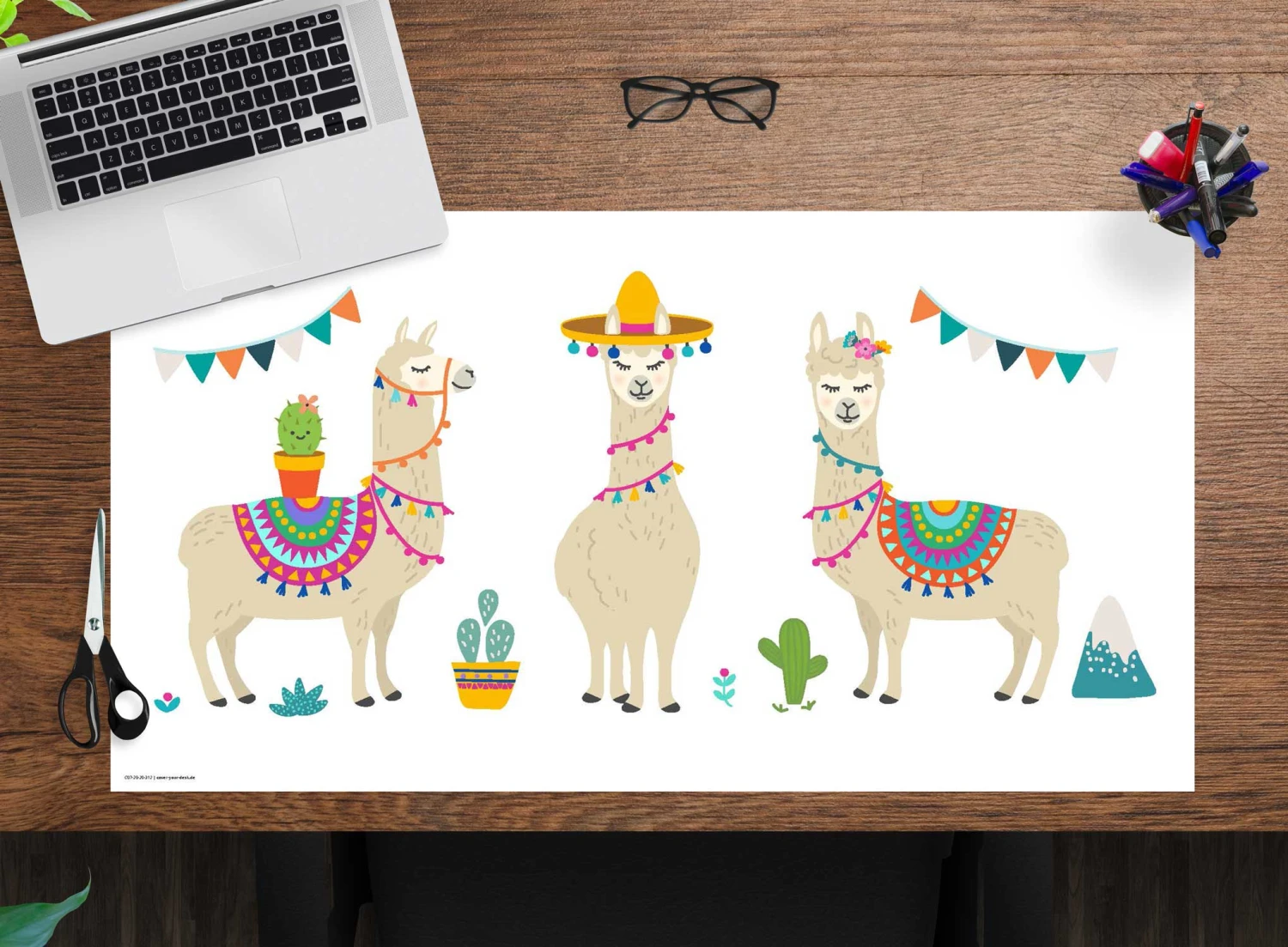 Tischset I Platzset Abwaschbar - Alpaka - Aus Erstklassigem Vinyl (Kunststoff Ð BPA-frei) - 1 Stück - 44 X 32 Cm - Rutschfeste Tischdekoration 4 Tischset I Platzset Abwaschbar - Alpaka - Aus Erstklassigem Vinyl (Kunststoff Ð BPA-frei) - 1 Stück - 44 X 32 Cm - Rutschfeste Tischdekoration – Bild 2