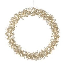 Deko-Kranz Mit LED In Gold