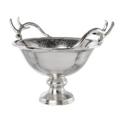 Deko-Schale Aus Aluminium In Silber