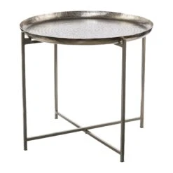 Deko-Teller Auf Rack In Silber