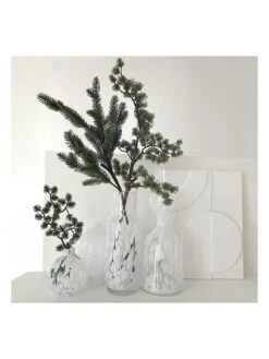 Vase "Alan" In Weiß - (H)20 X Ø 11 Cm -Allgemeiner Haushaltswarenladen deco lorrie vase alan in weiss h 20 x o 11 cm 3