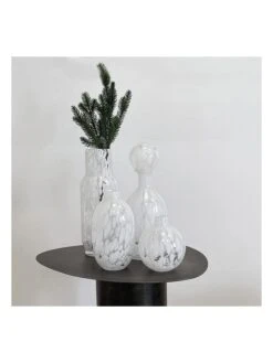 Vase "Alan" In Weiß - (H)20 X Ø 11 Cm -Allgemeiner Haushaltswarenladen deco lorrie vase alan in weiss h 20 x o 11 cm 5