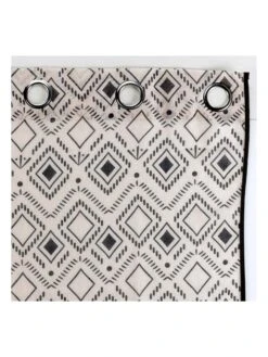 Gardine "Nailka" In Beige/ Schwarz -Allgemeiner Haushaltswarenladen douceur dinterieur gardine nailka in beige schwarz 3