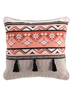 Kissen "Trilena" In Orange/ Beige