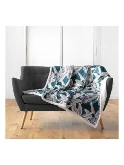 Überwurf "Isibelle" In Blau/ Grau