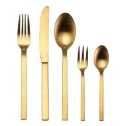 30 Tlg. Set Besteck-Set "Alexander Herrmann" In Gold