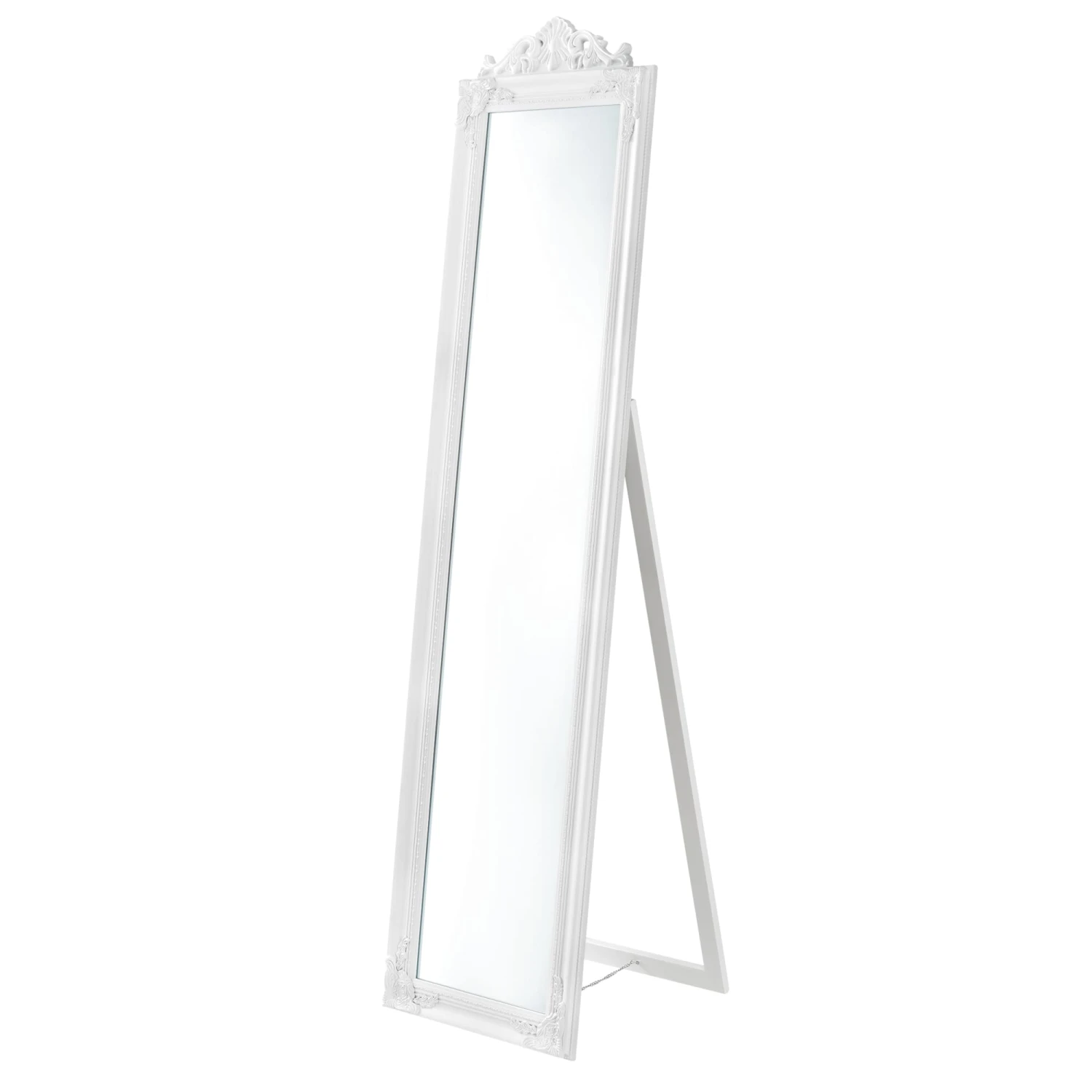 Standspiegel Arezzo In Weiß (H)160cm (B)5cm (L)40cm 4 Standspiegel Arezzo In Weiß (H)160cm (B)5cm (L)40cm – Bild 2