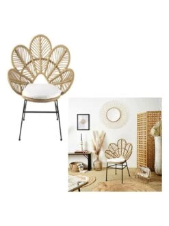 Gartenstuhl In Natur - (B)75,5 X (H)72,5 X (T)90 Cm -Allgemeiner Haushaltswarenladen ethnical life gartenstuhl in natur b 75 5 x h 72 5 x t 90 cm 3