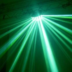 LED Partyeffekt 6farbige Strahlen - In Bunt