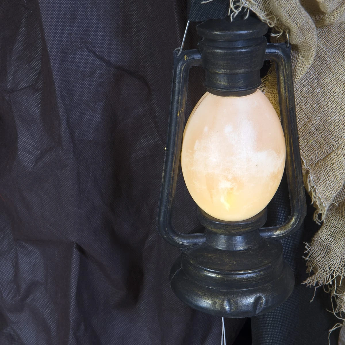 DER TOD - Lebensgroße Halloween-Gruselfigur H: 165cm In Schwarz 5 DER TOD - Lebensgroße Halloween-Gruselfigur H: 165cm In Schwarz – Bild 3