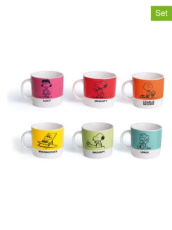 6er-Set: Kaffeetassen In Bunt - 100 Ml